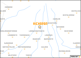 map of Michapan