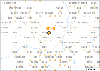 map of Mīchʼa