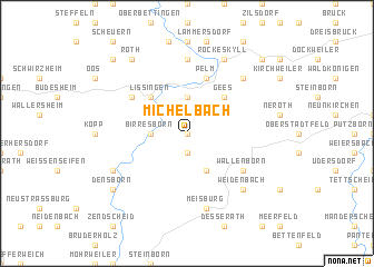 map of Michelbach