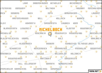 map of Michelbach