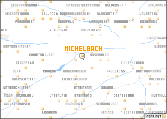 map of Michelbach