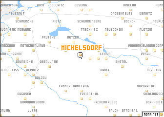 map of Michelsdorf