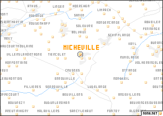 map of Micheville