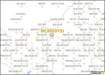 map of Michkovtsi