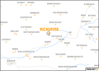 map of Michurino
