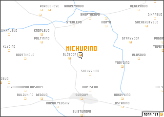 map of Michurino