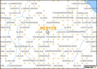 map of Micoyito