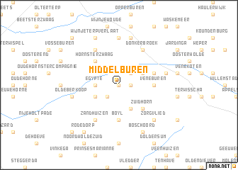 map of Middelburen