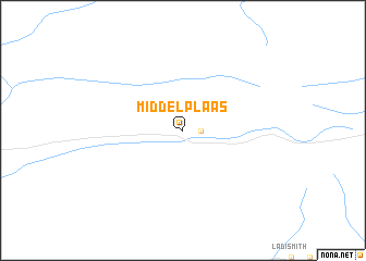 map of Middelplaas