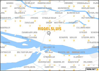 map of Middelsluis