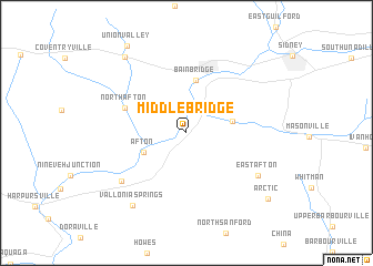 map of Middle Bridge