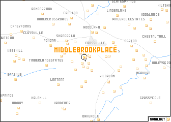 map of Middle Brook Place