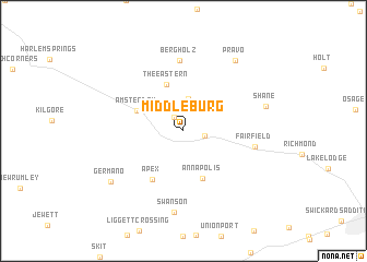 map of Middleburg