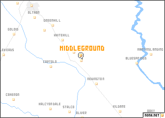map of Middleground