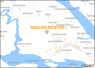 map of Middle Plantation