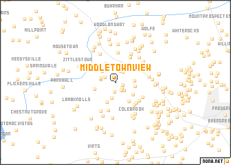 map of Middletown View