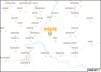 map of Midéré