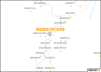 map of Midongy Atsimo