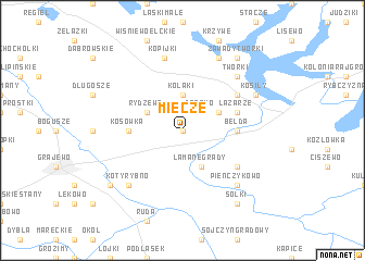 map of Miecze