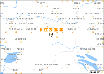 map of Mieczkówka