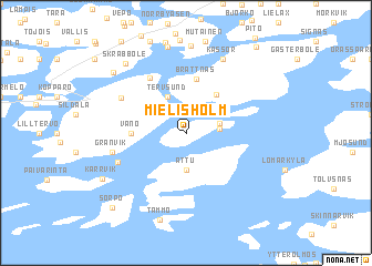 map of Mielisholm