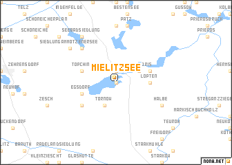 map of Mielitzsee