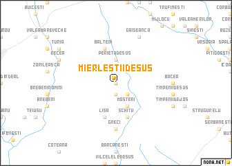 map of Mierleştii de Sus