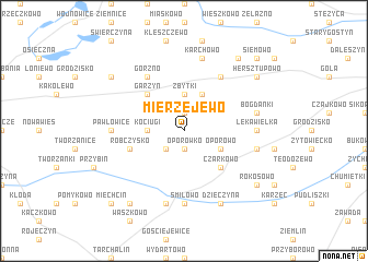 map of Mierzejewo