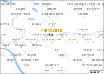 map of Mierzynek