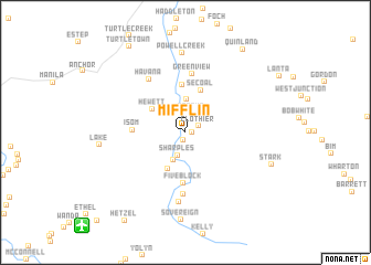 map of Mifflin