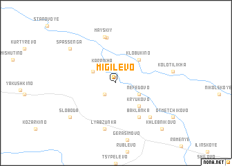 map of Migilevo