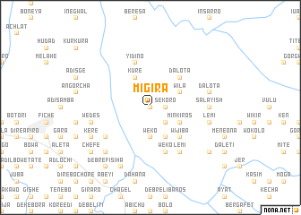 map of Mīgīra