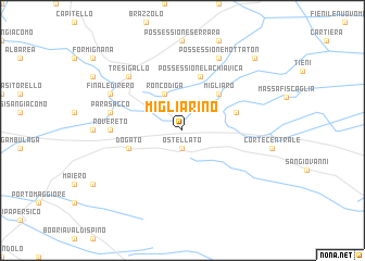 map of Migliarino
