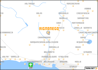 map of Mignanego