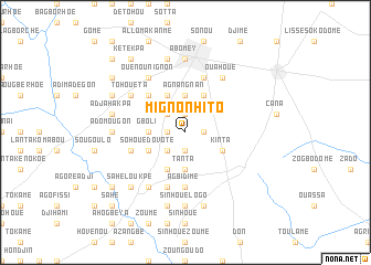 map of Mignonhito