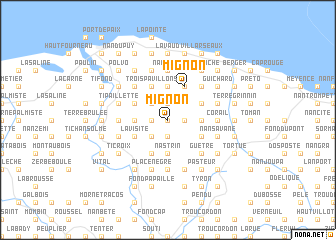 map of Mignon