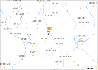 map of Migói