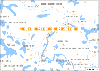 map of Miguel Hidalgo Primera Sección