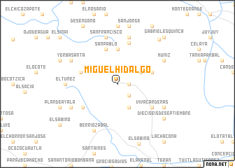 map of Miguel Hidalgo