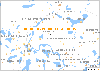 map of Miguel Orrico de los Llanos