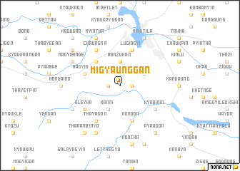 map of Migyaunggan