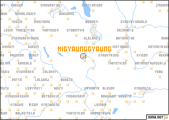 map of Migyaunggyaung