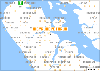 map of Migyaungyethauk