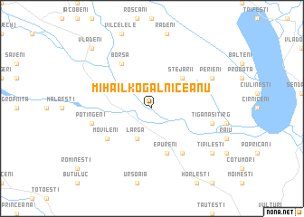 map of Mihail Kogălniceanu