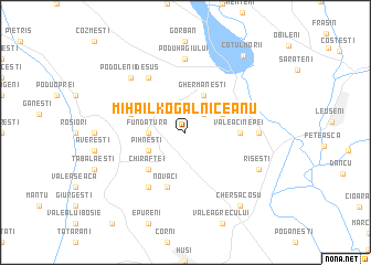 map of Mihail Kogălniceanu