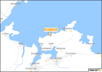 map of Mihama