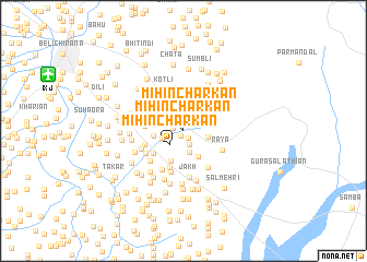 map of Mihīn Chārkān