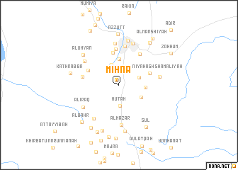 map of Miḩnā