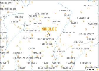 map of Miholec