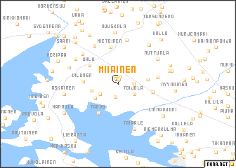 map of Miiainen
